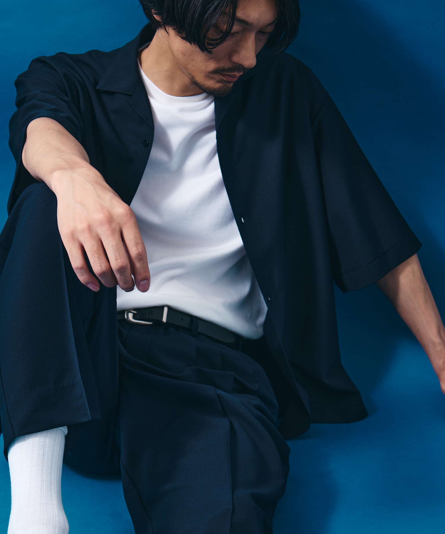 別注 Open Collor Half Sleeve Shirt GOOD PEOPLE GOOD STITCHING GOOD PRODUCT