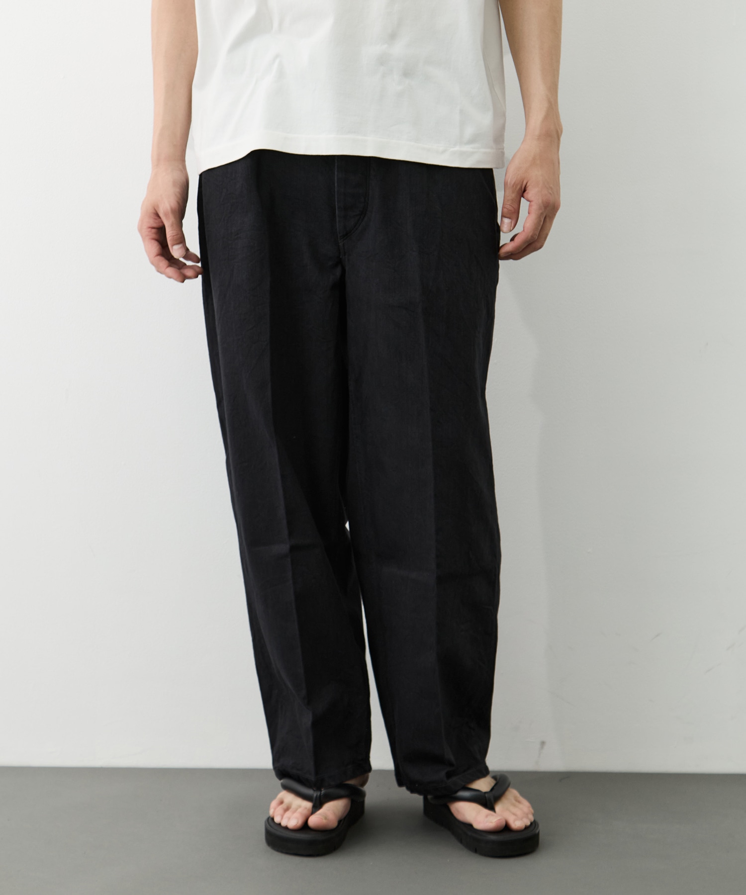 12.9oz Denim Narrow Belted Pants blurhms