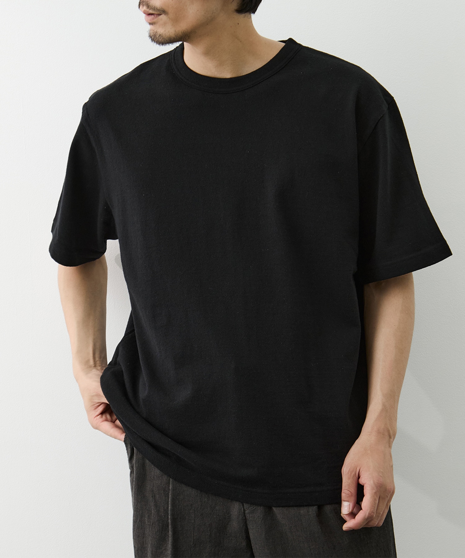 Co/Silk Nep Plain Tee blurhms