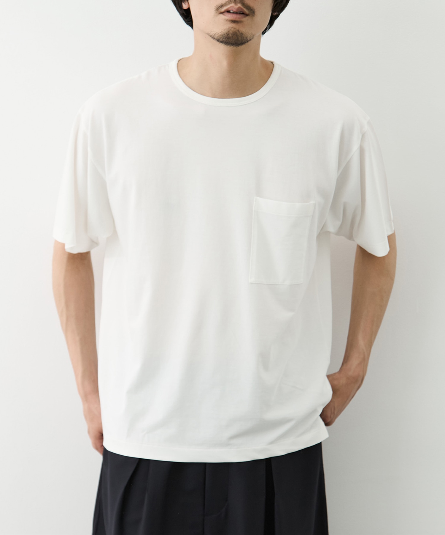 BROAD AIR JERSEY POCKET T-SHIRT BATONER