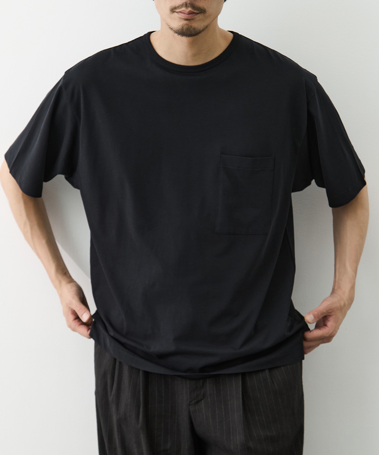 BROAD AIR JERSEY POCKET T-SHIRT BATONER