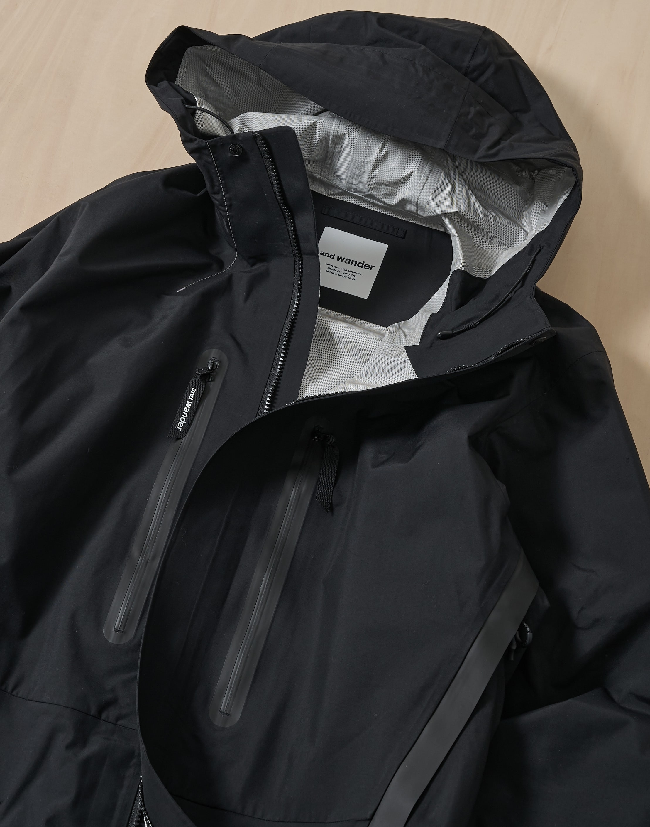 2.5L hiker rain jacket and wander