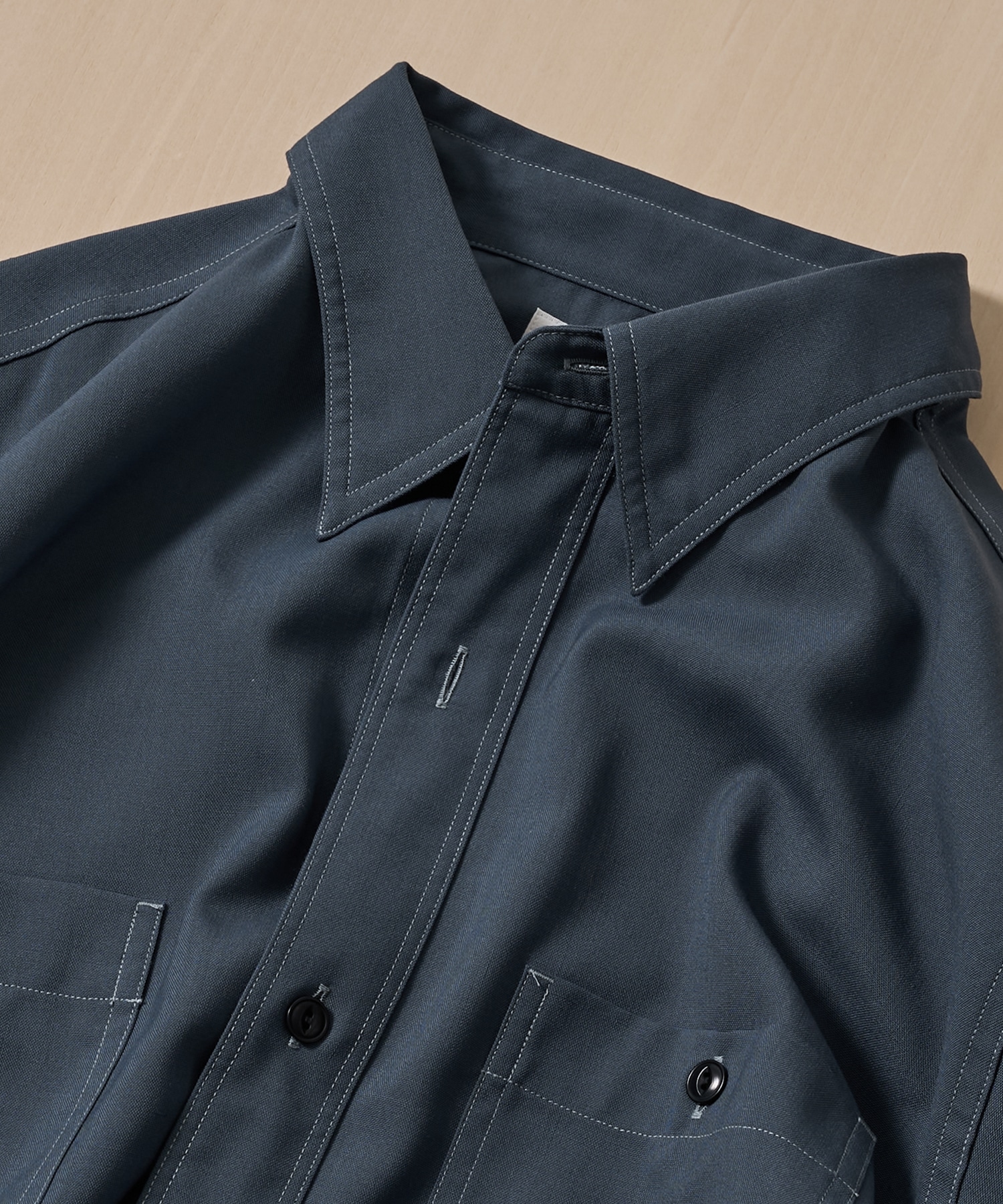 Polyester Wool Field Shirt nanamica