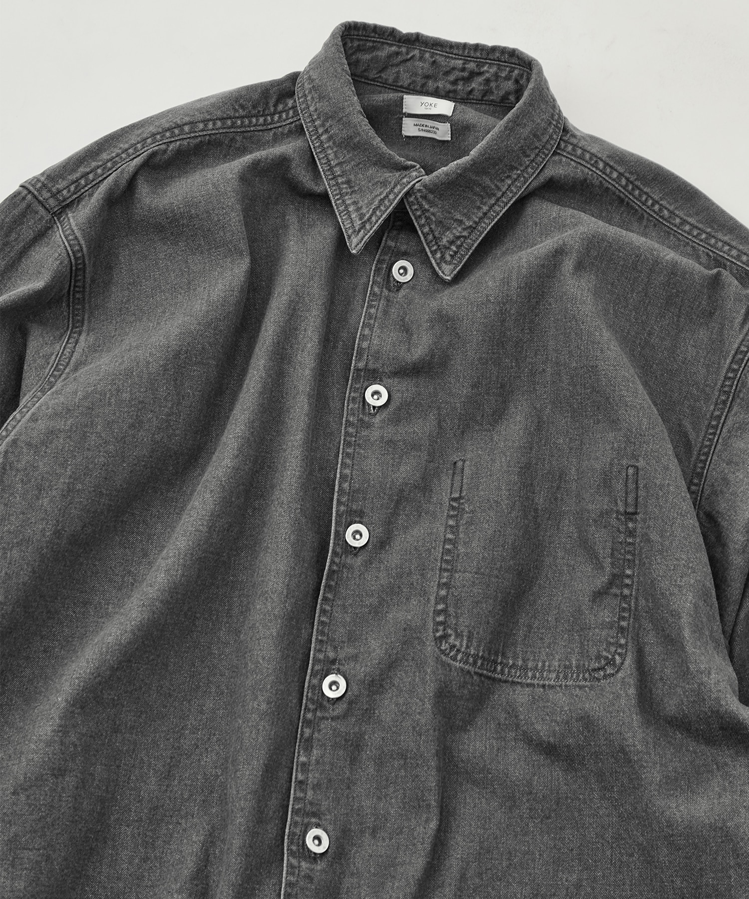Vintage Washed Denim Shirt YOKE