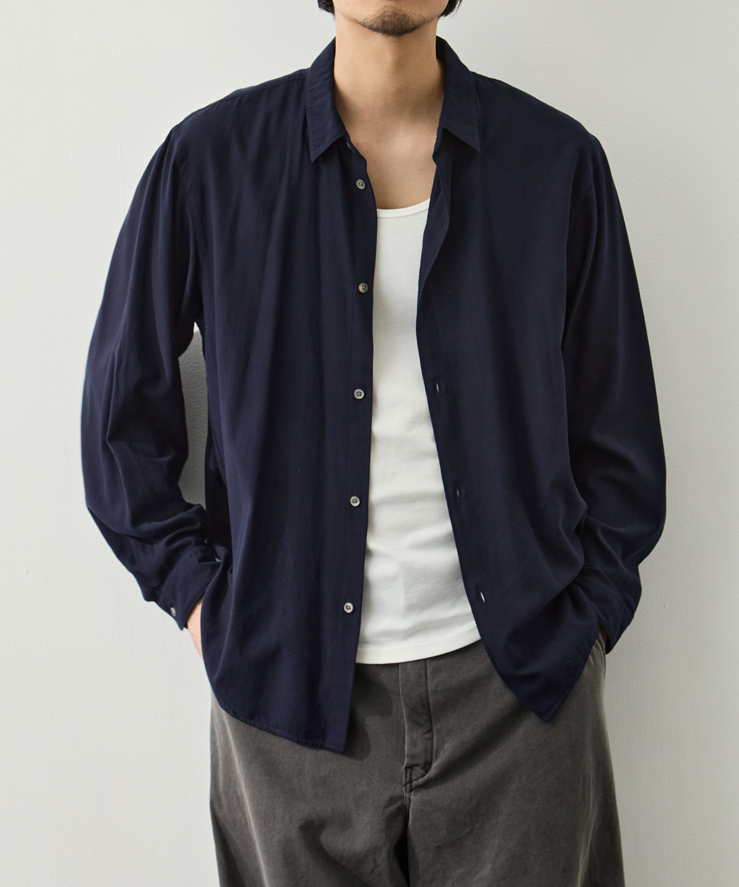 COTTON SILK VIERA LOOSE FIT SHIRT ATON