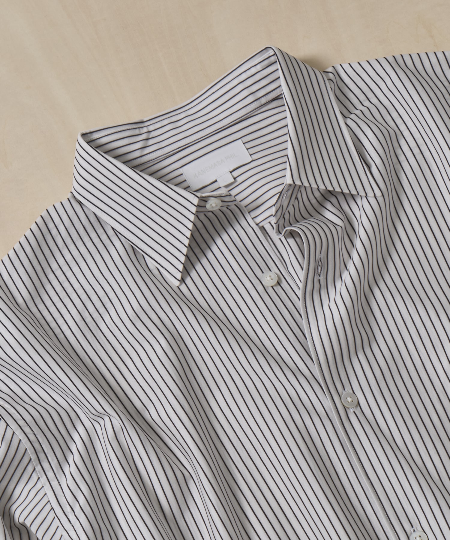 46G Stripe Modest Shirt KANEMASA PHIL.