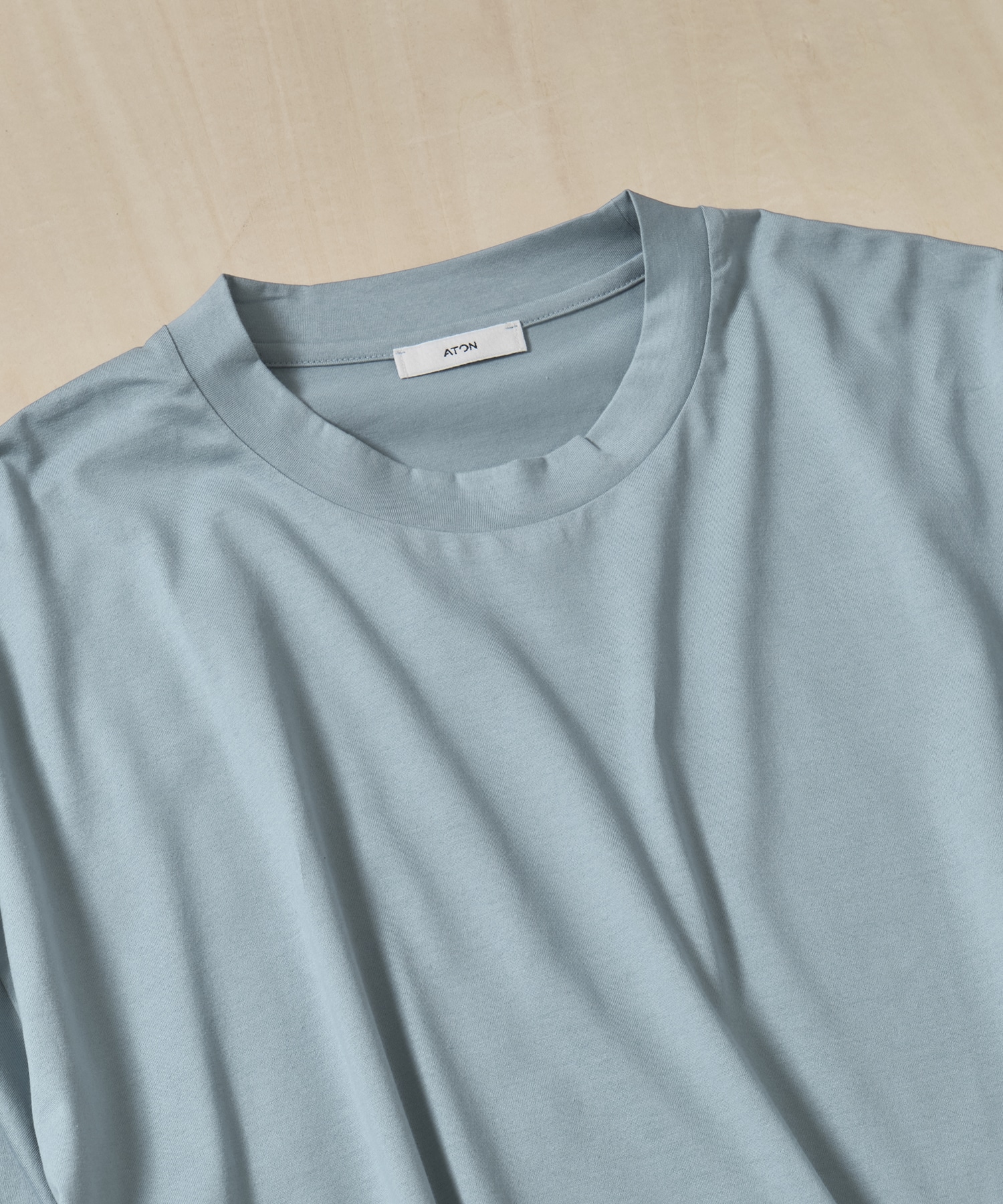 SUVIN 60/2 OVERSIZED LONG SLEEVE T-SHIRT ATON