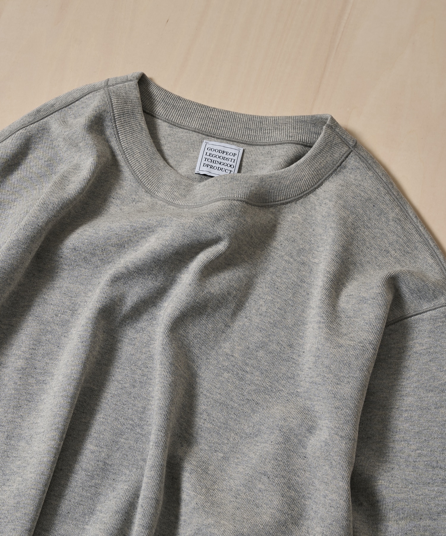 High Wet Rib Long Sleeve Pull Over GOOD PEOPLE GOOD STITCHING GOOD PRODUCT