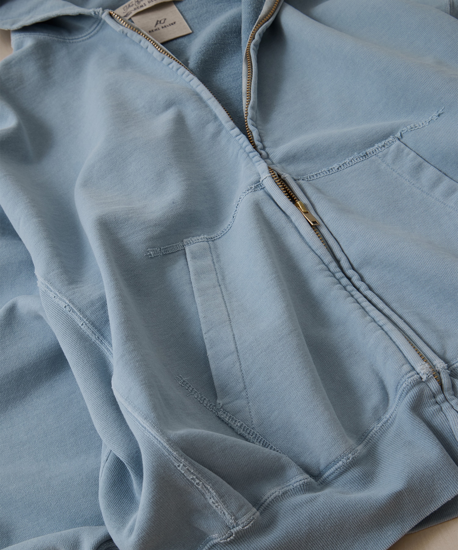 SP加工裏毛ZIPパーカー New Fit REMI RELIEF