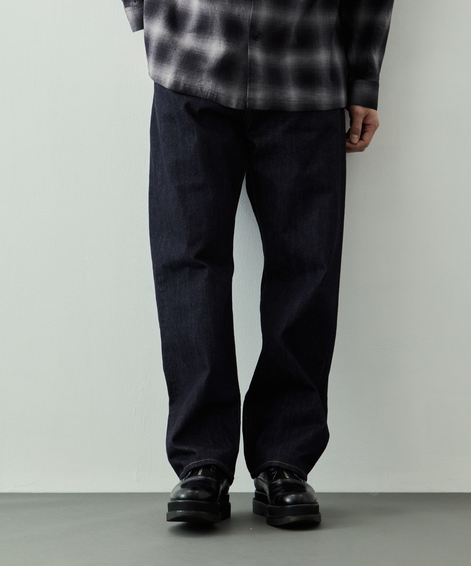 ヴィンテージスラブストレートデニム KEY TIMEZ