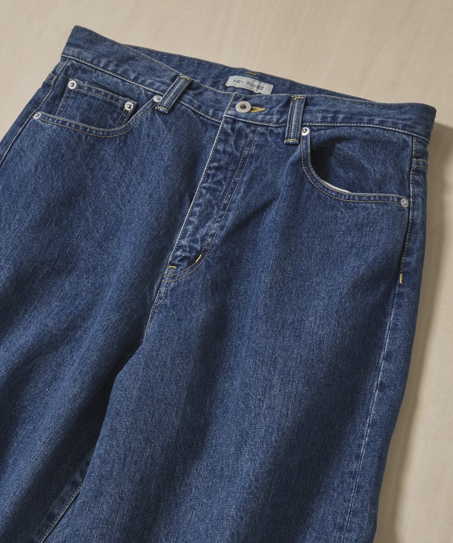 ヴィンテージスラブワイドデニム KEY TIMEZ