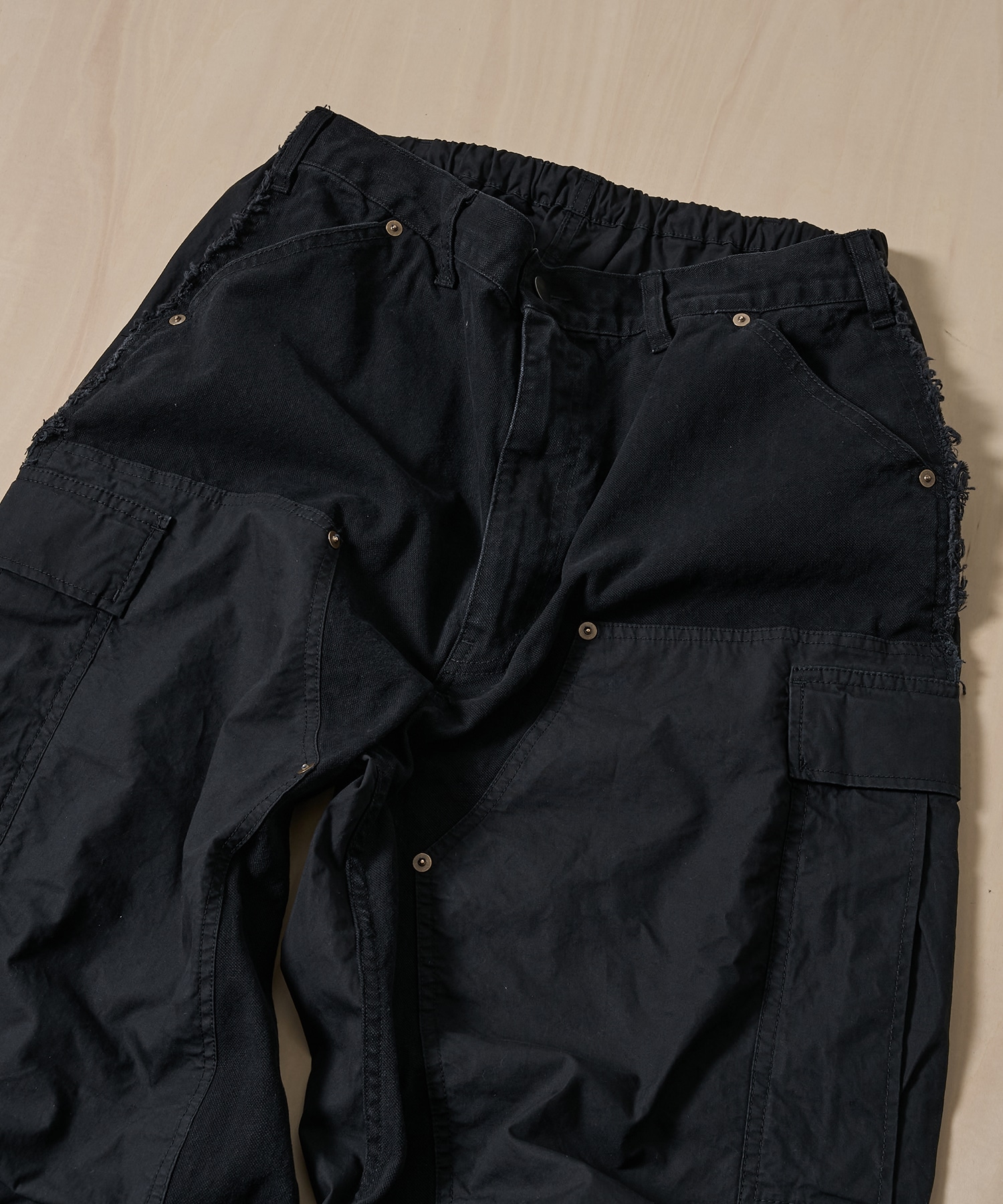 Connected Double Knee Cargo Pants YOKE