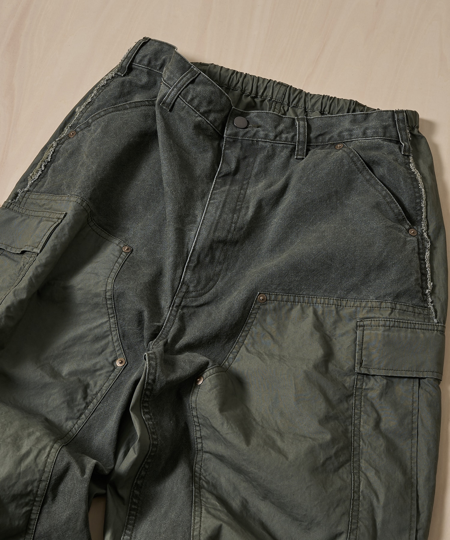 Connected Double Knee Cargo Pants YOKE