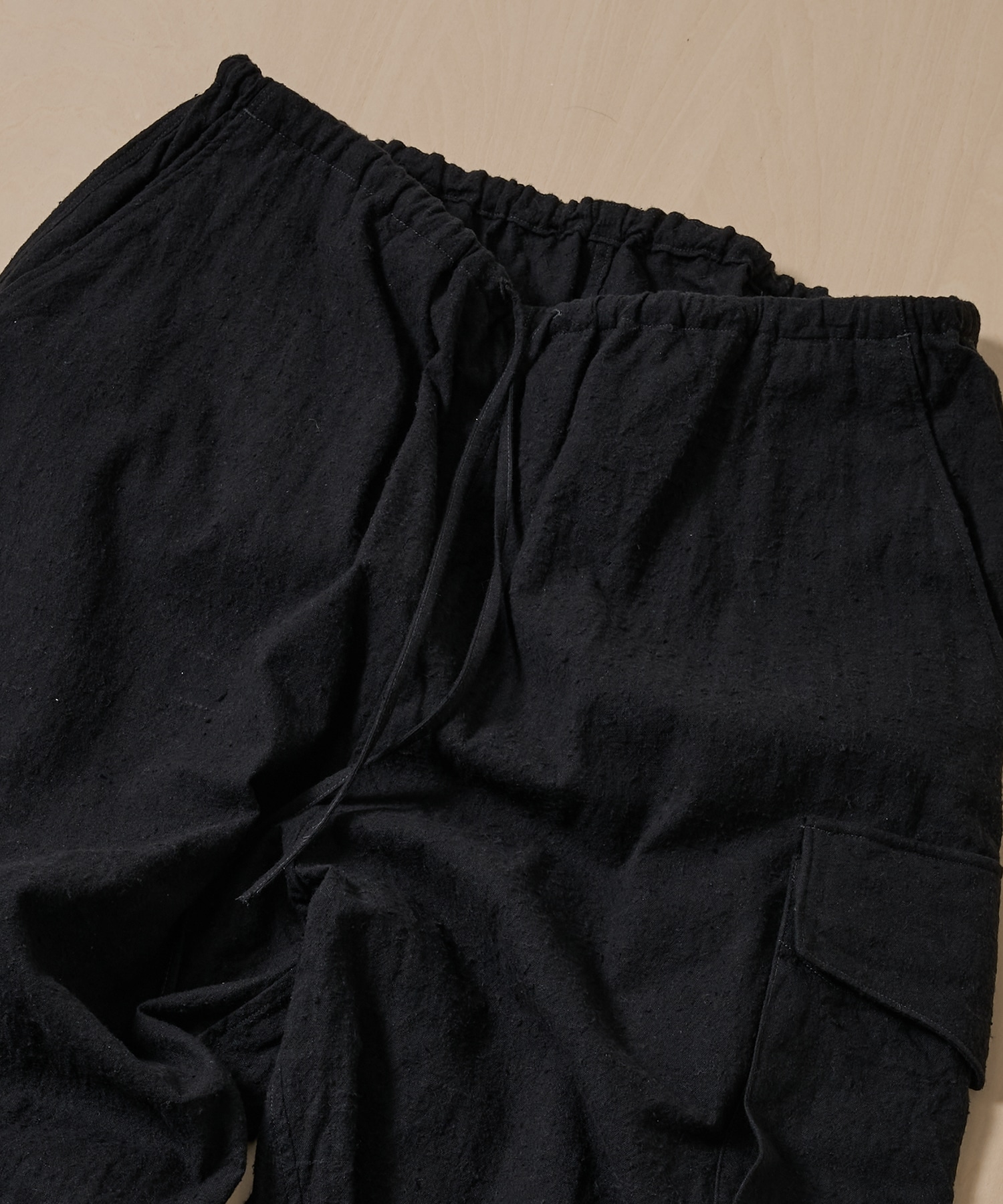 Silk/Cotton Nep Side Seamless 4P Pants blurhms