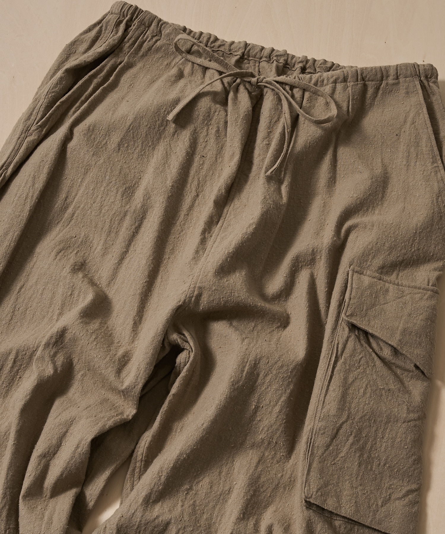 Silk/Cotton Nep Side Seamless 4P Pants blurhms