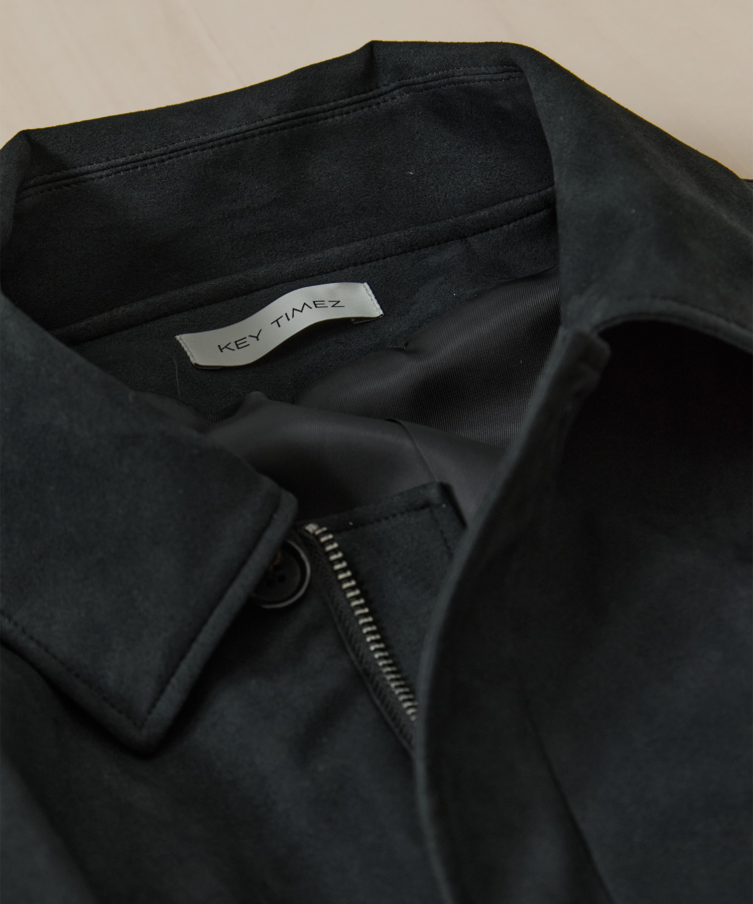 マイクロスエードフライトブルゾン KEY TIMEZ