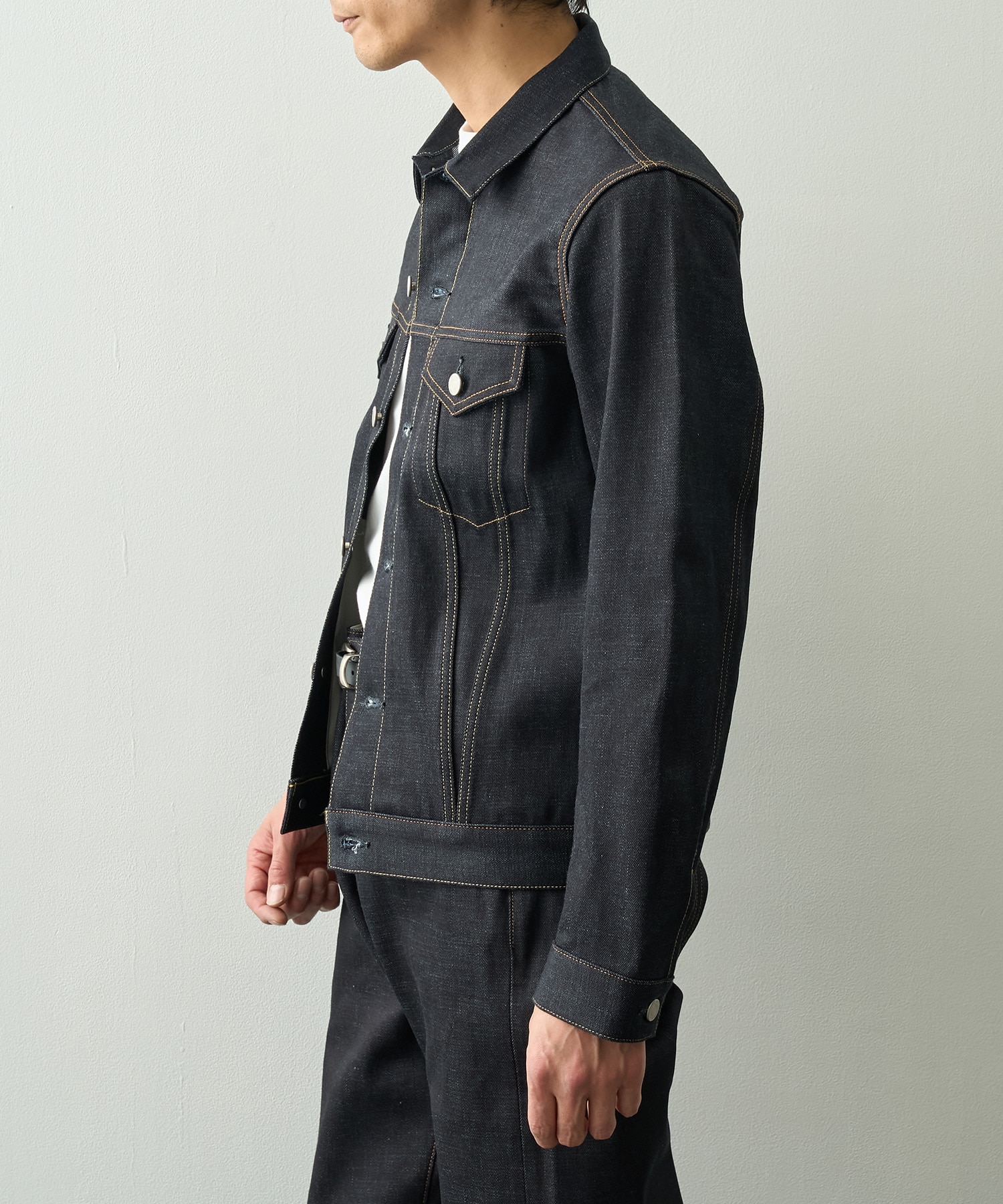 #003 STANDARD DENIM JACKET 14.7oz MOMOTARO JEANS