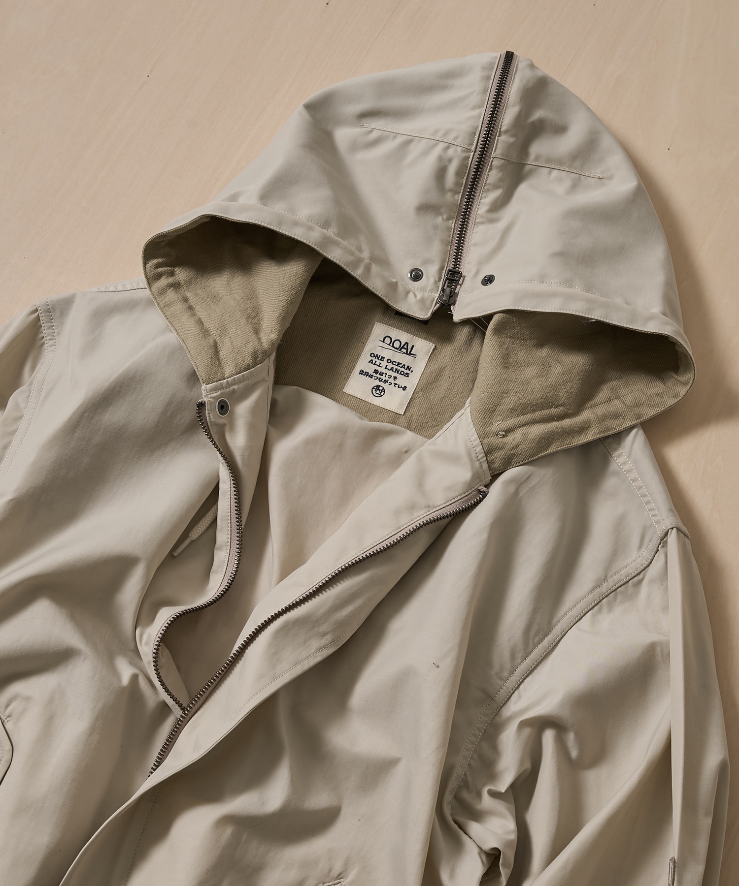 Nylon Twill Hooded Jacket nanamica
