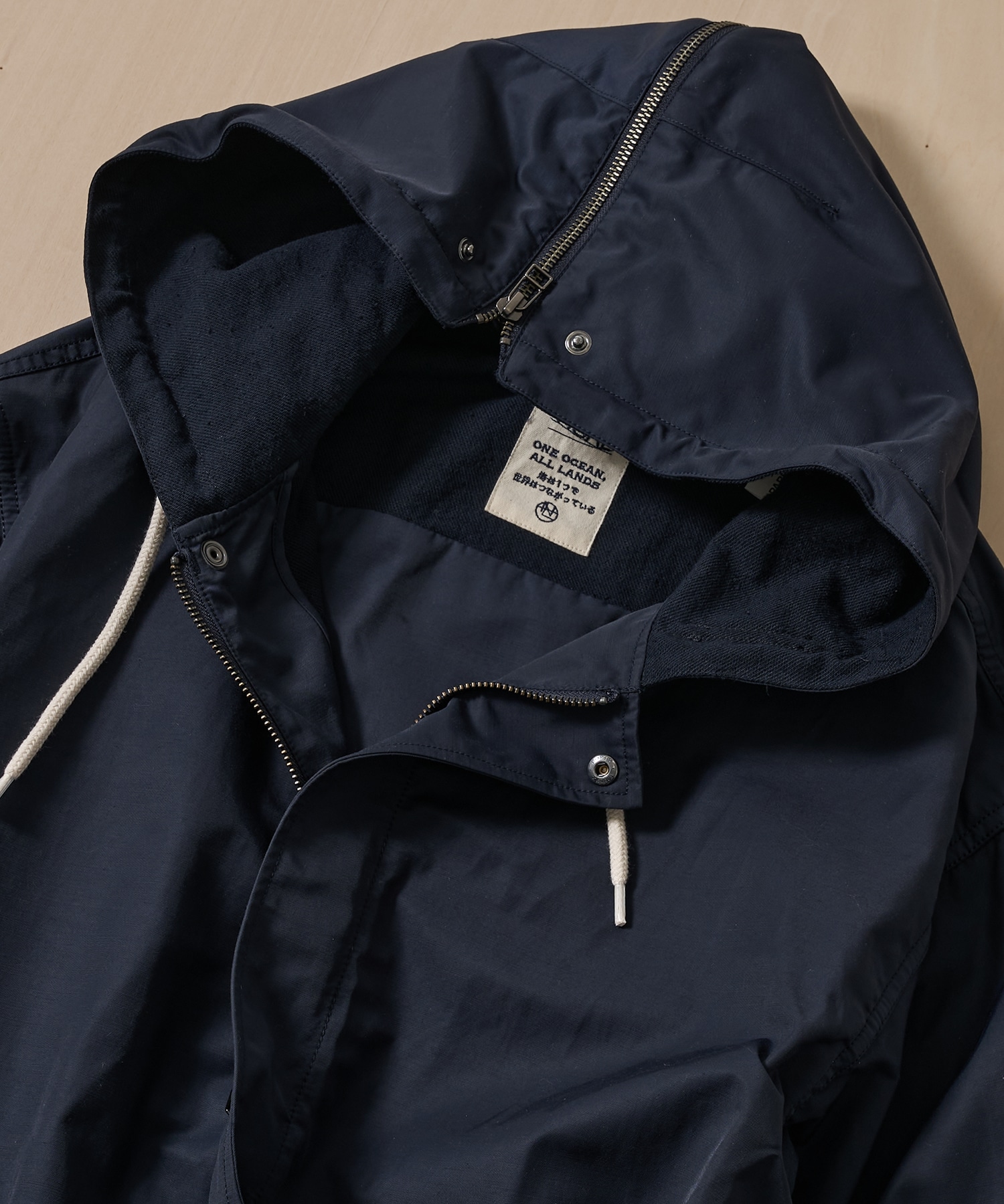 Nylon Twill Hooded Jacket nanamica