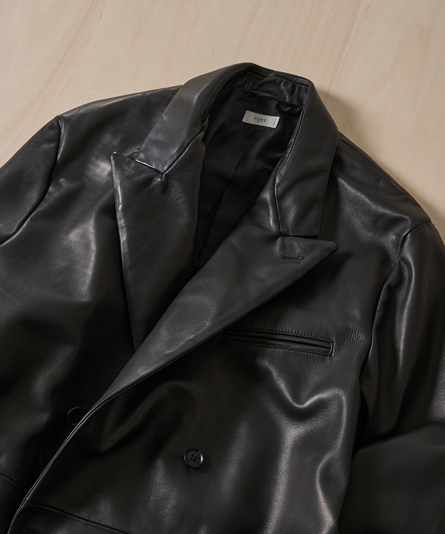 Sheep Leather Double Brested Bleazer YOKE