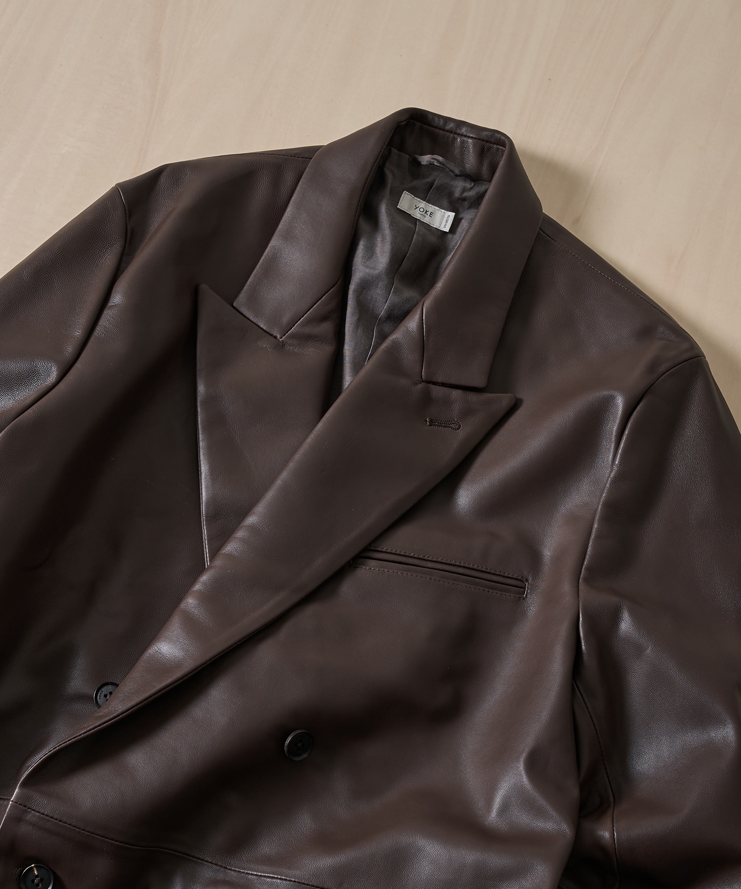 Sheep Leather Double Brested Bleazer YOKE