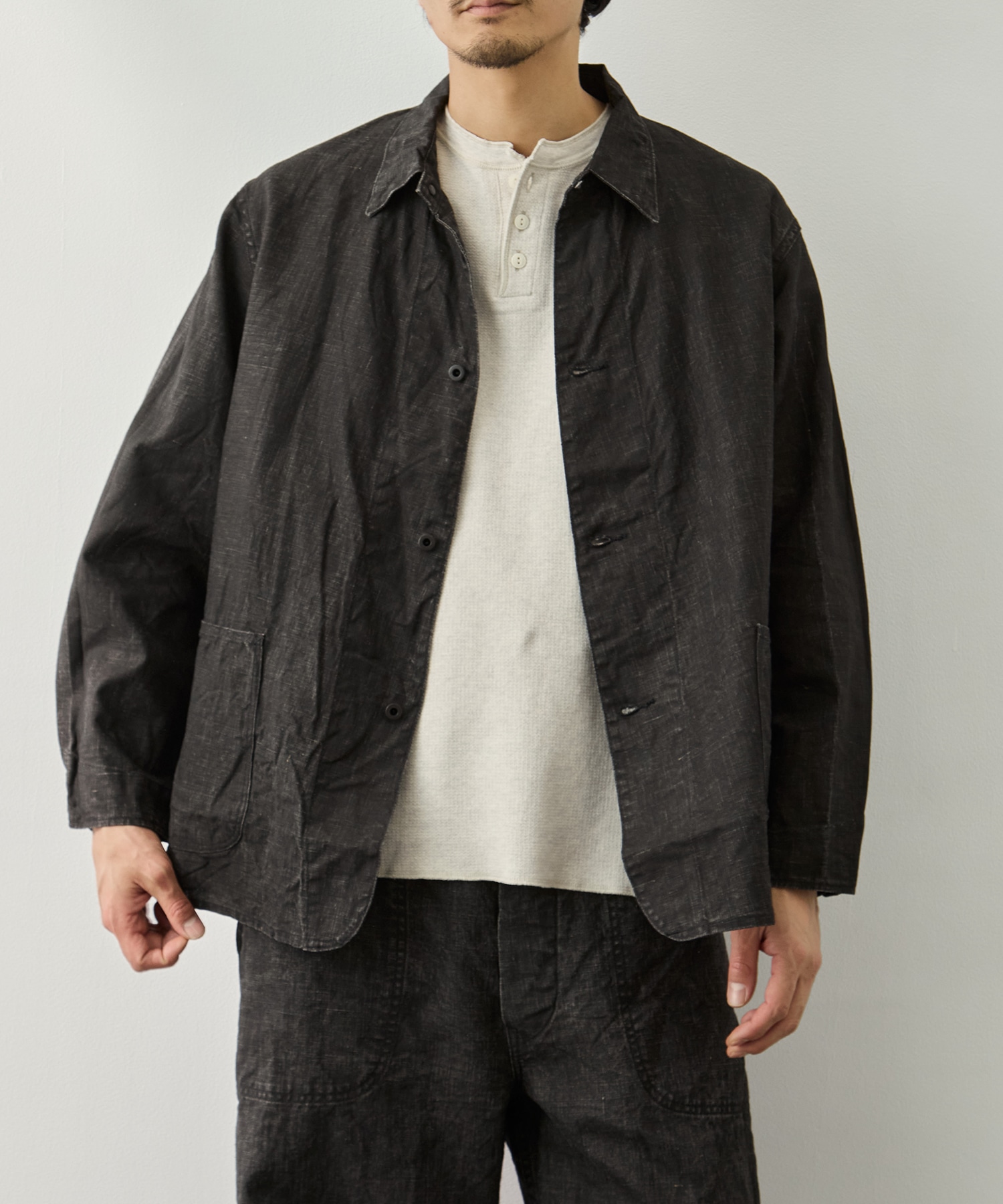 WWII 40S SUMI COATED LINEN COVERALL orslow