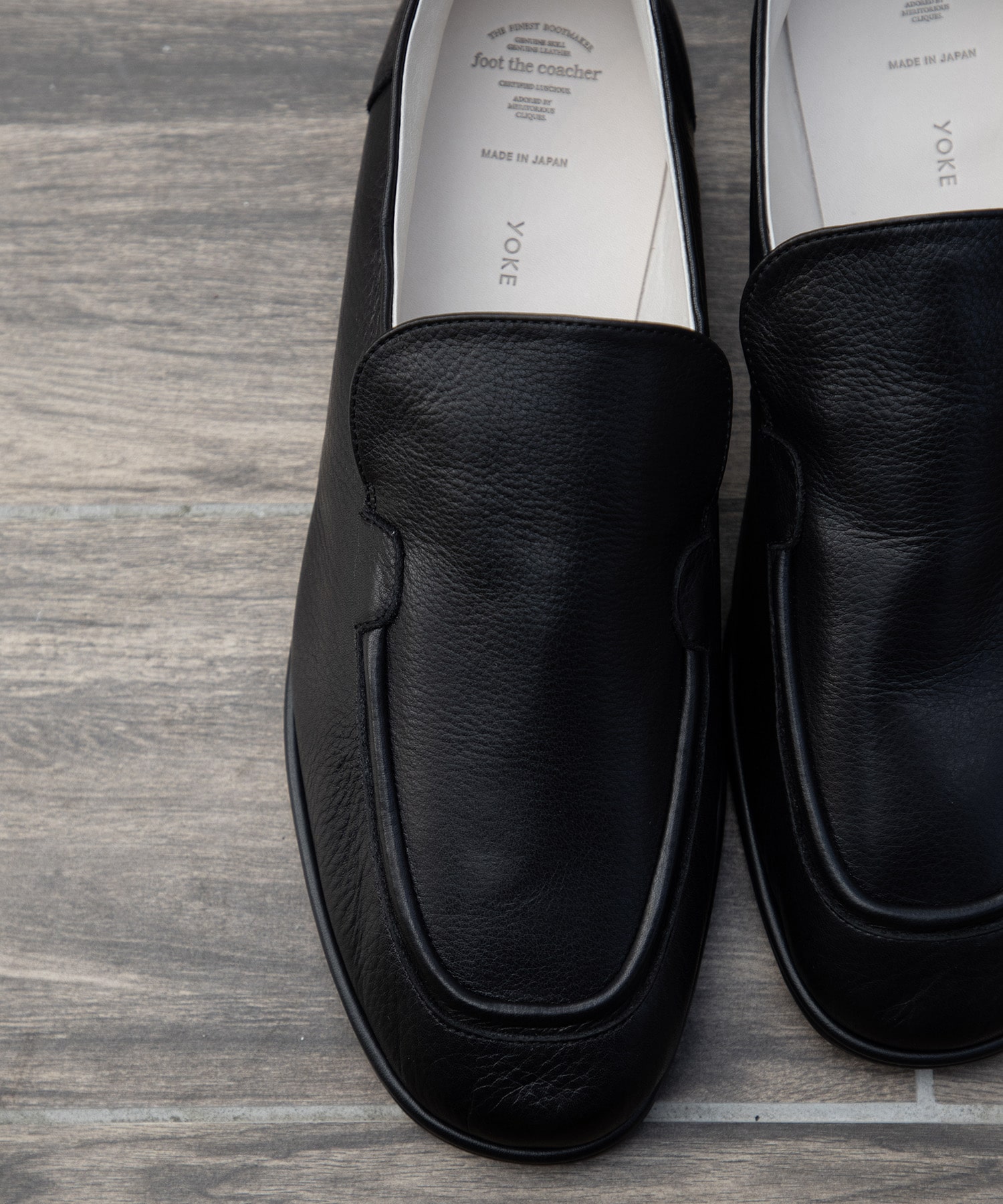 ×foot the coacher The Leather Loafer YOKE