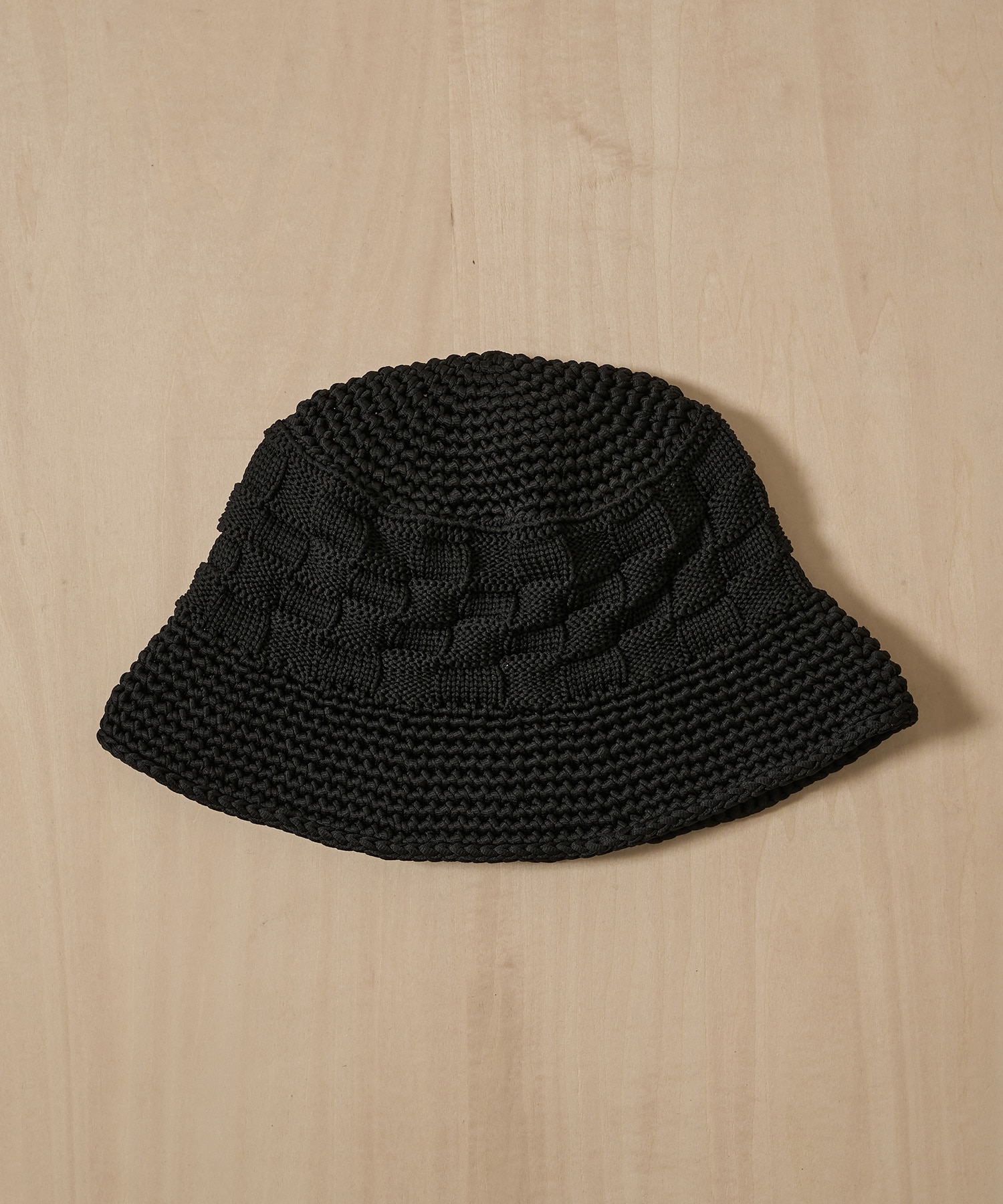 POLY KNIT BUCKET HAT (CHECKERBOAD) KIJIMA TAKAYUKI