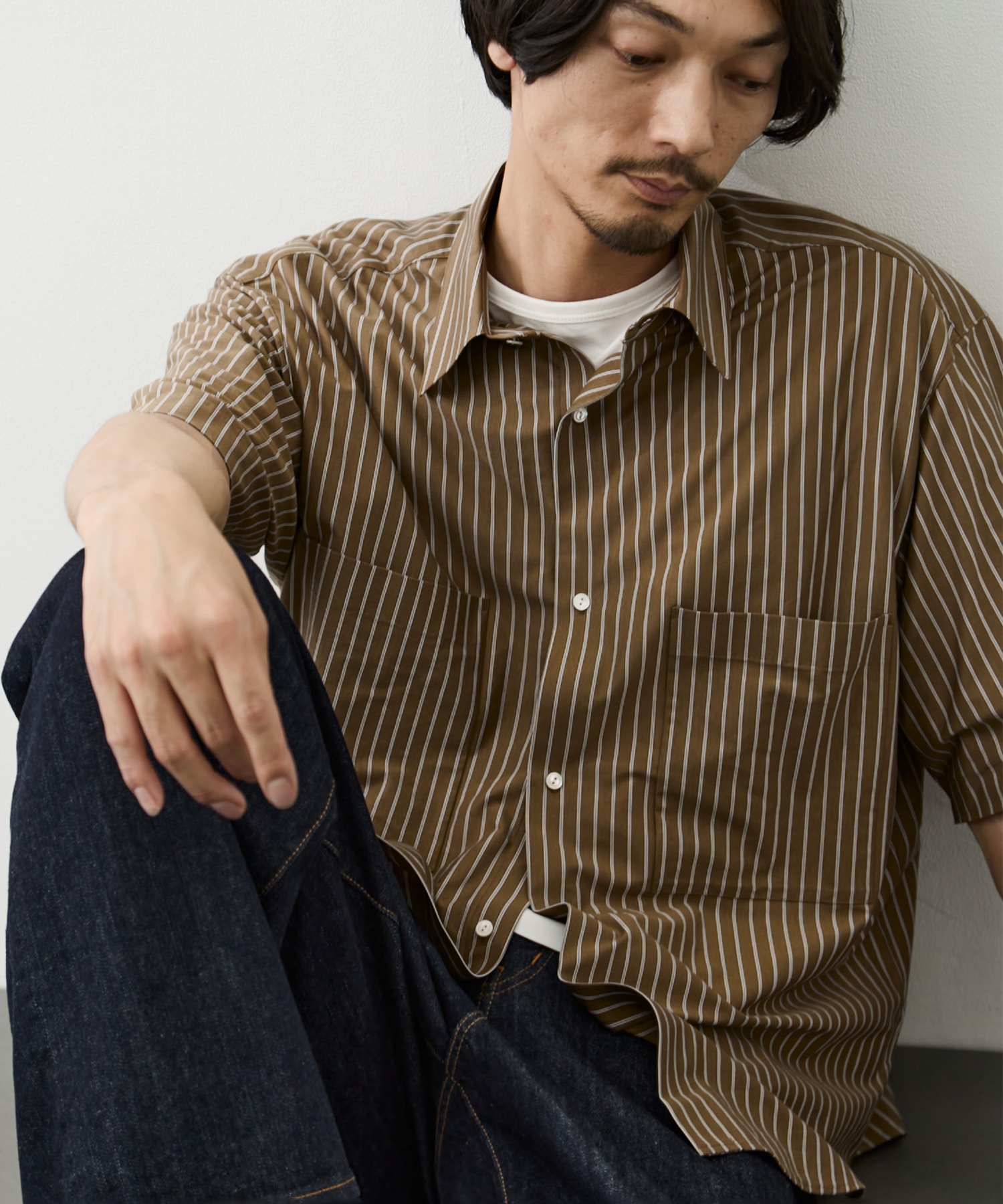 Double Pocket Half Sleeve Shirt GOOD PEOPLE GOOD STITCHING GOOD PRODUCT