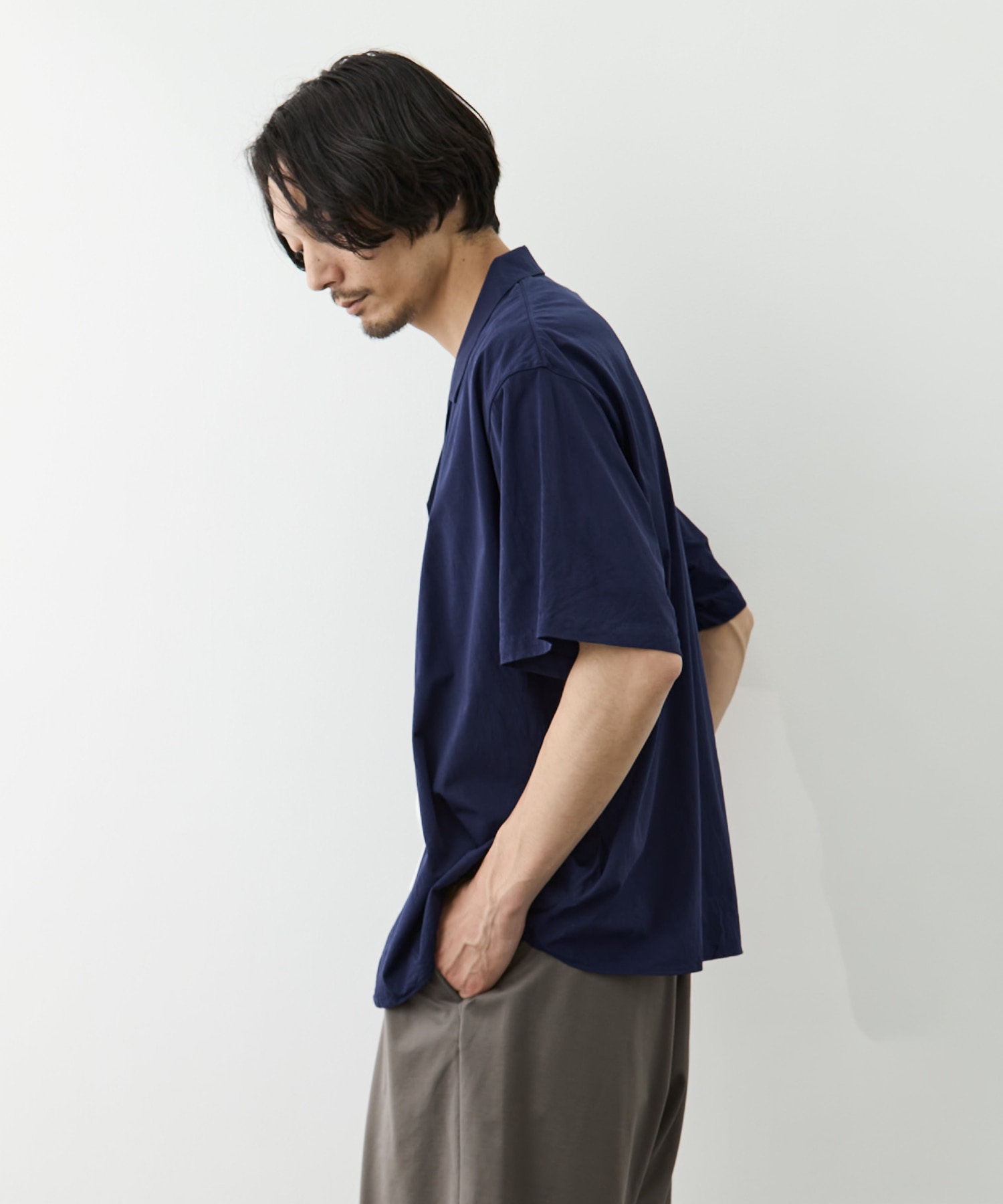 Double Front Half Sleeve Shirt GOOD PEOPLE GOOD STITCHING GOOD PRODUCT