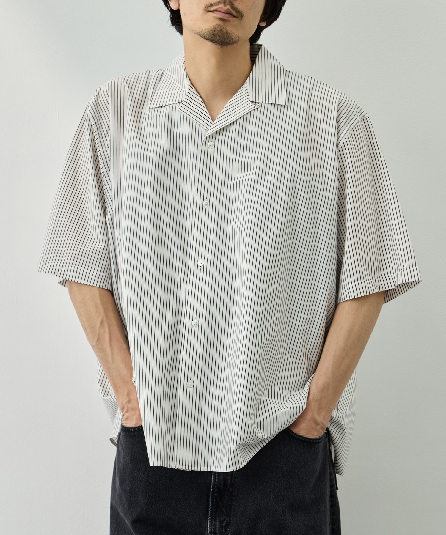 46G Stripe Ether Shirt KANEMASA PHIL.