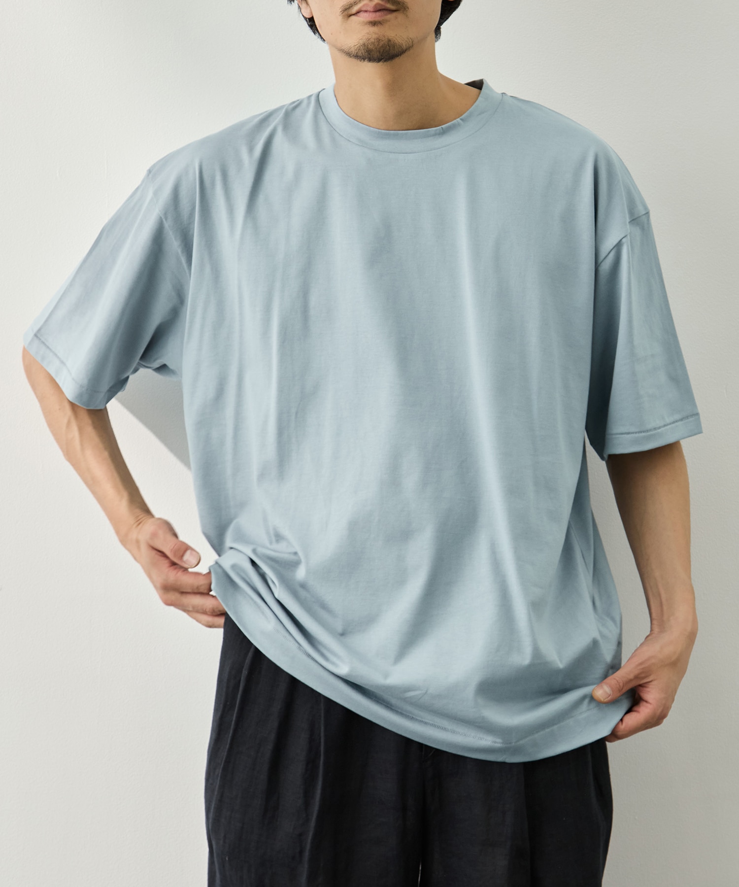 SUVIN 60/2 OVERSIZED T-SHIRT ATON