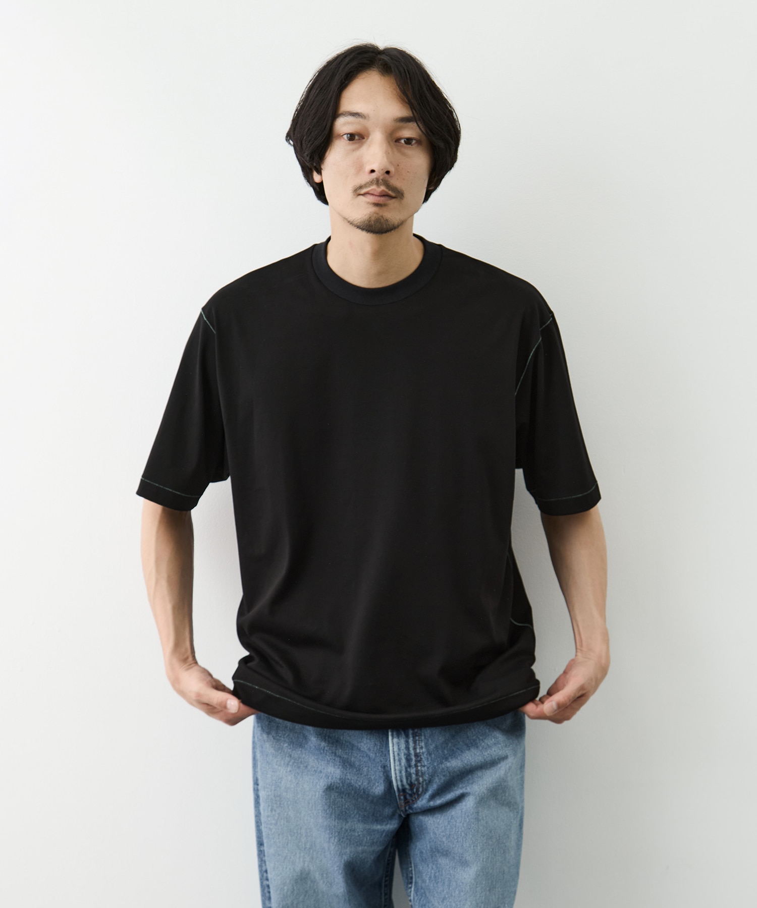 Color Stitch Crew Neck Short Sleeve T GOOD PEOPLE GOOD STITCHING GOOD PRODUCT