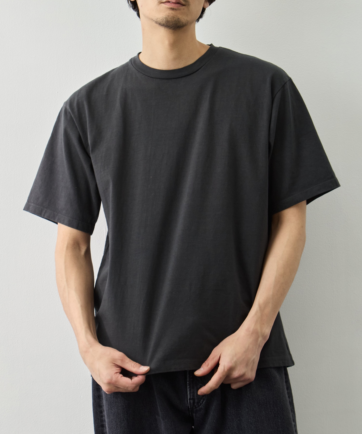 ZIMBABWE COTTON SS TEE PRODUCT DYE(BODY) MOMOTARO JEANS