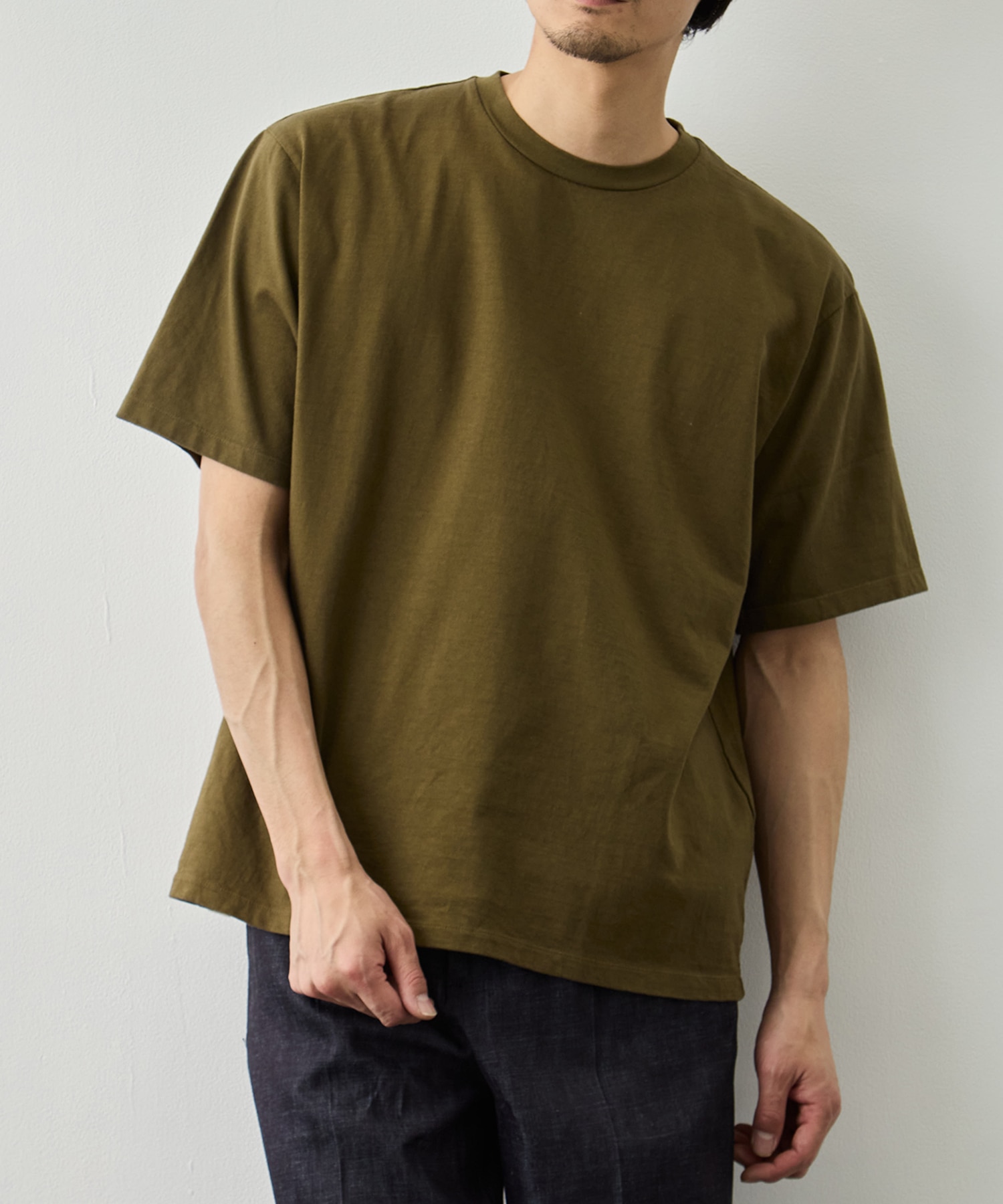 ZIMBABWE COTTON SS TEE PRODUCT DYE(BODY) MOMOTARO JEANS