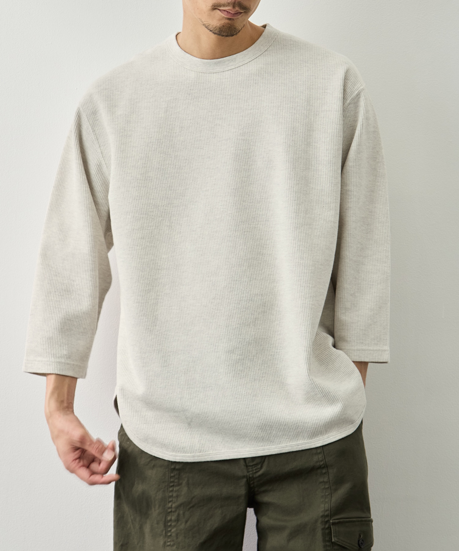 Rough&Smooth Thermal Baseball Tee blurhmsROOTSTOCK