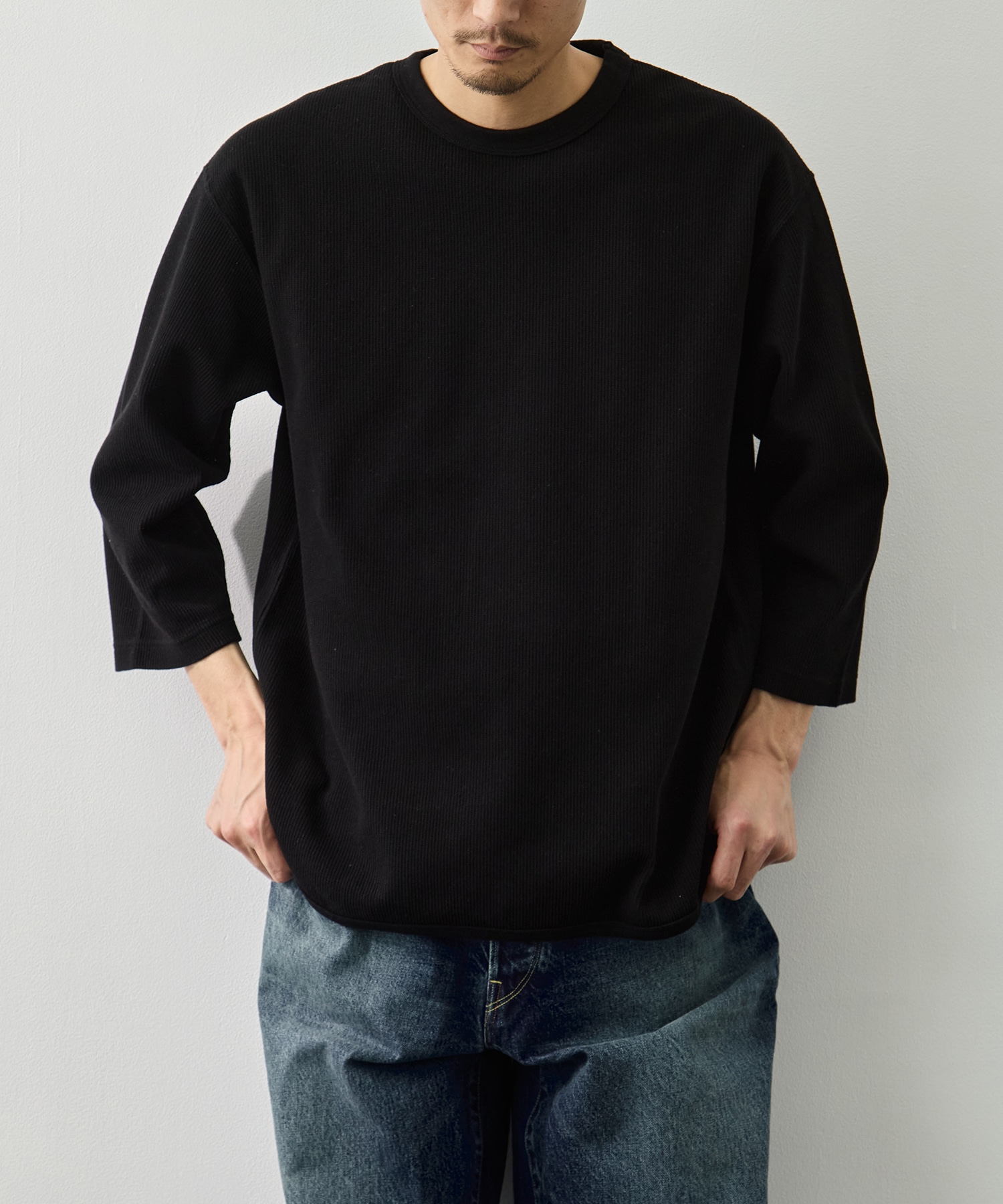 Rough&Smooth Thermal Baseball Tee blurhmsROOTSTOCK