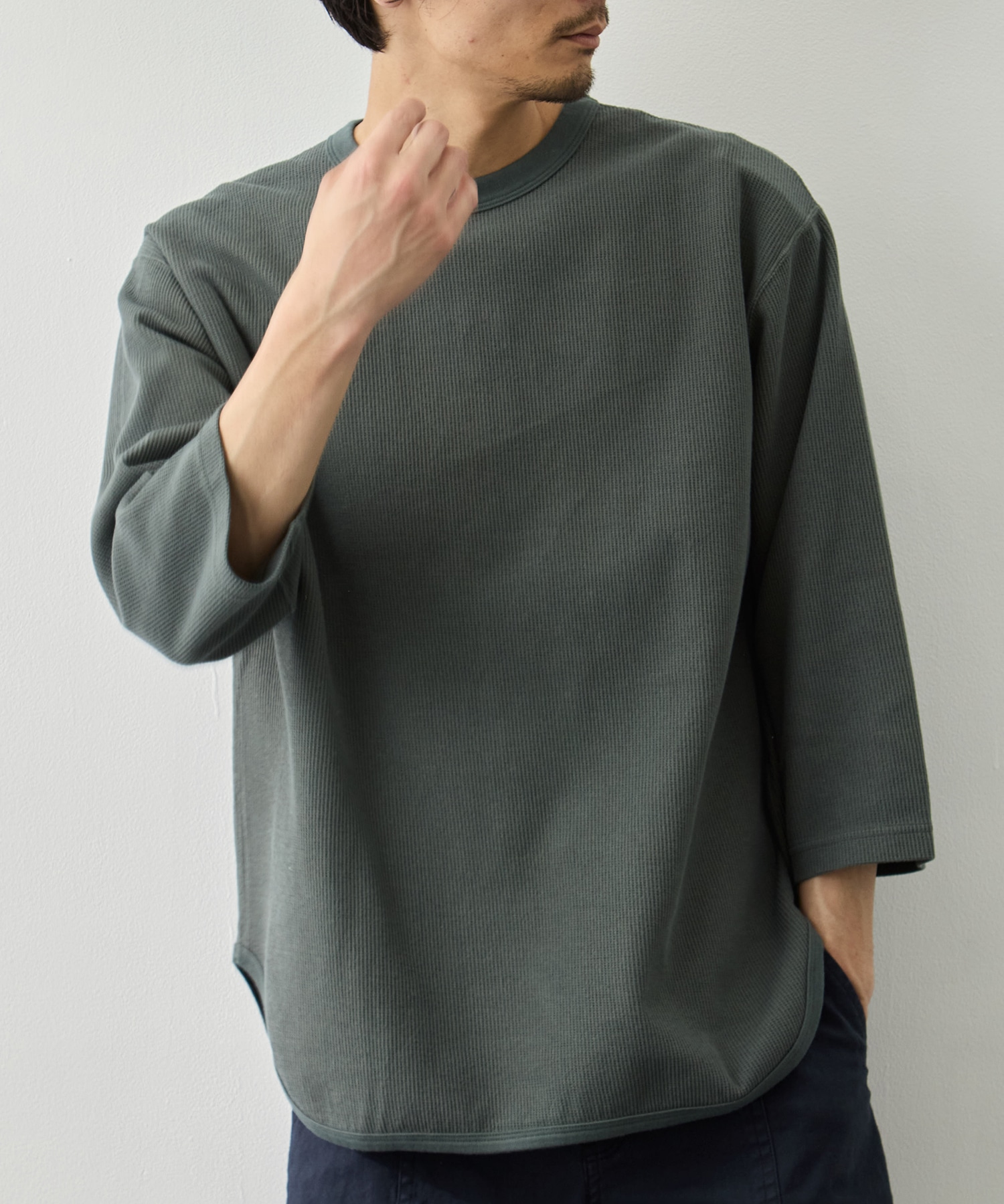 Rough&Smooth Thermal Baseball Tee blurhmsROOTSTOCK