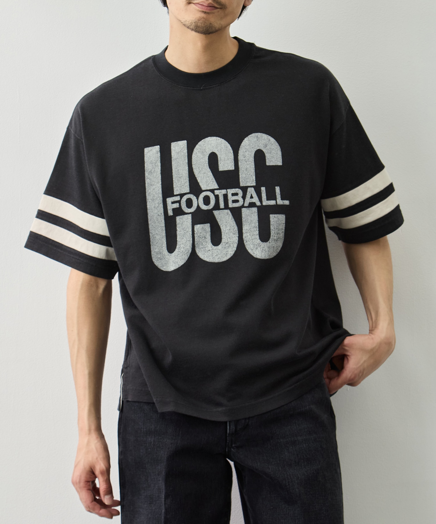 R/C天竺フットボールT(USC) REMI RELIEF