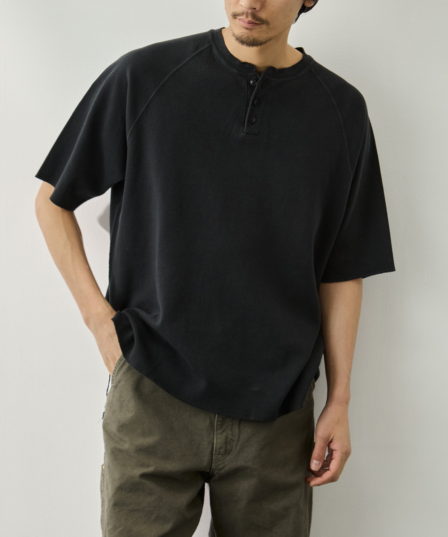 WタックラグランヘンリーネックT REMI RELIEF