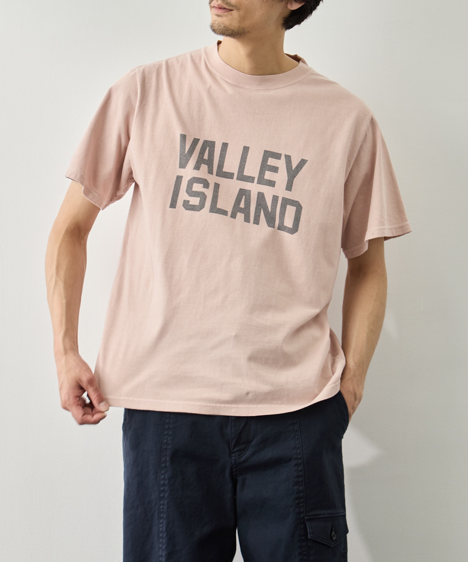 HARD SP加工20/-天竺レギュラーT(VALLEY ISLAND) REMI RELIEF