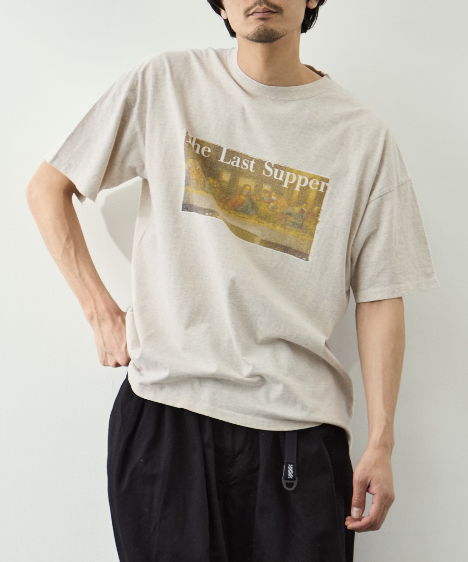 HARD SP加工20/-天竺BIGサイズT(The Last Supper) REMI RELIEF