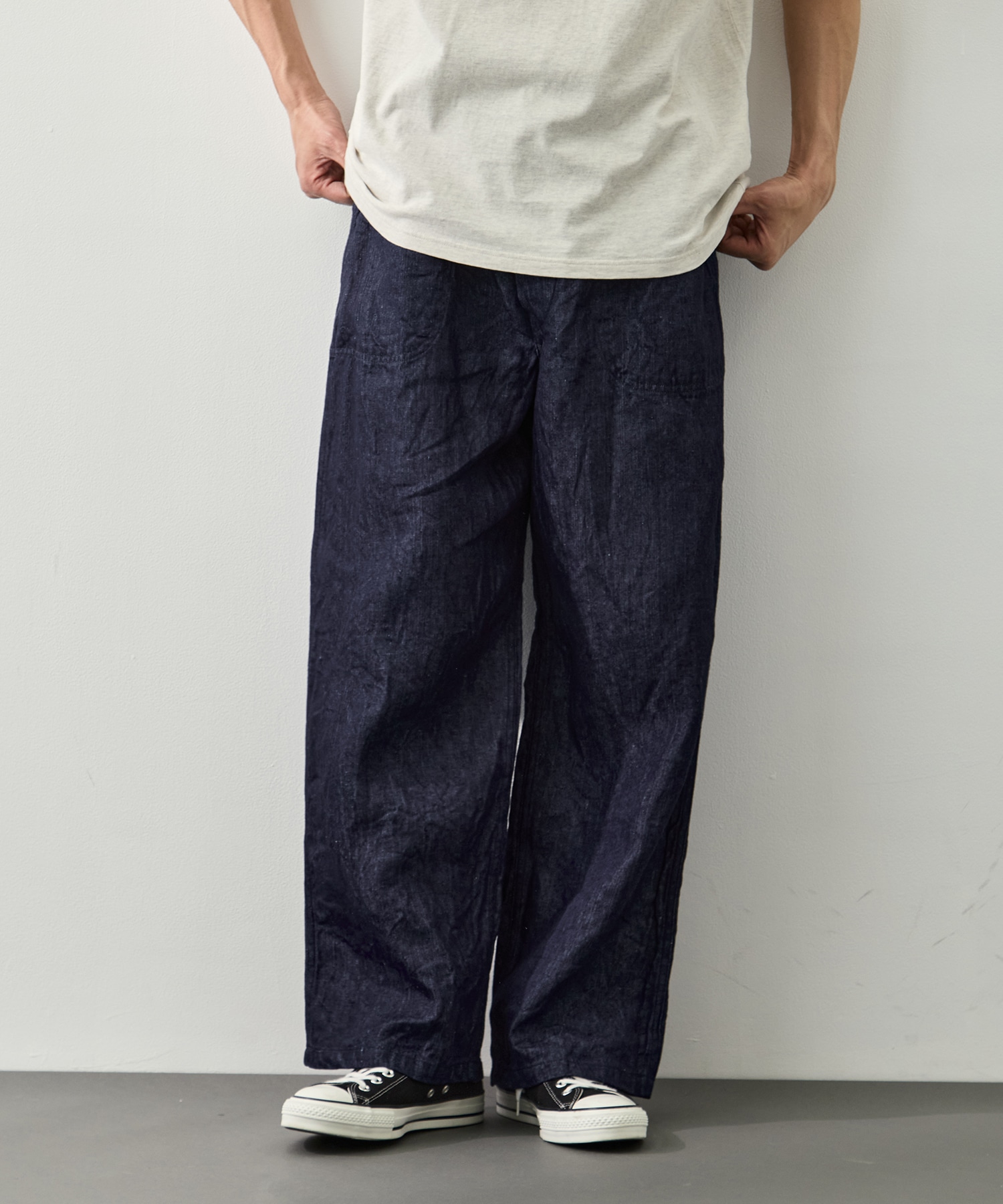 WWII 40S U.S NAVY LINEN DENIM UTILITY TROUSERS orslow