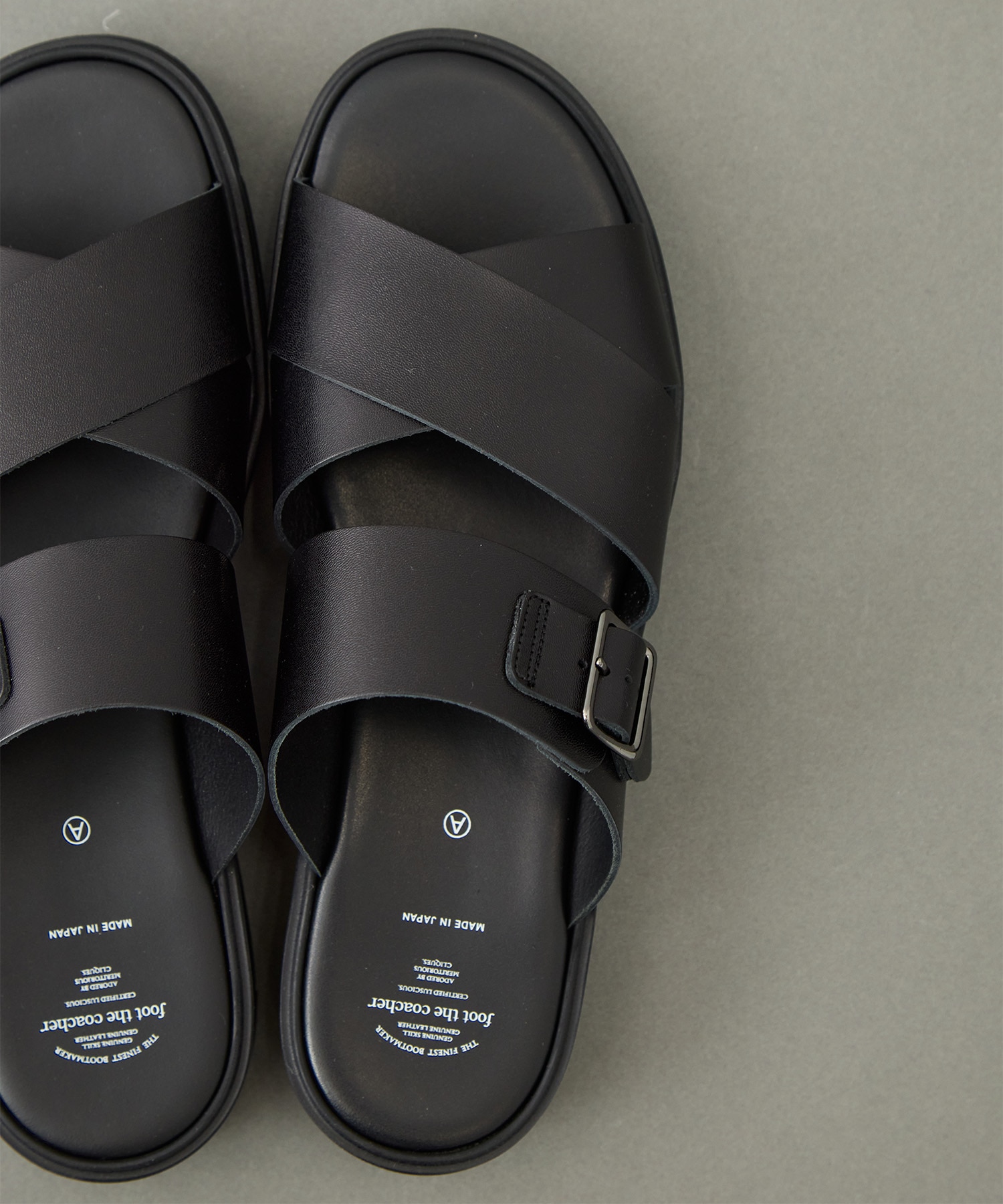 CROSS BELT SANDALS(GLOXI CUT MEDIUM SOLE) foot the coacher