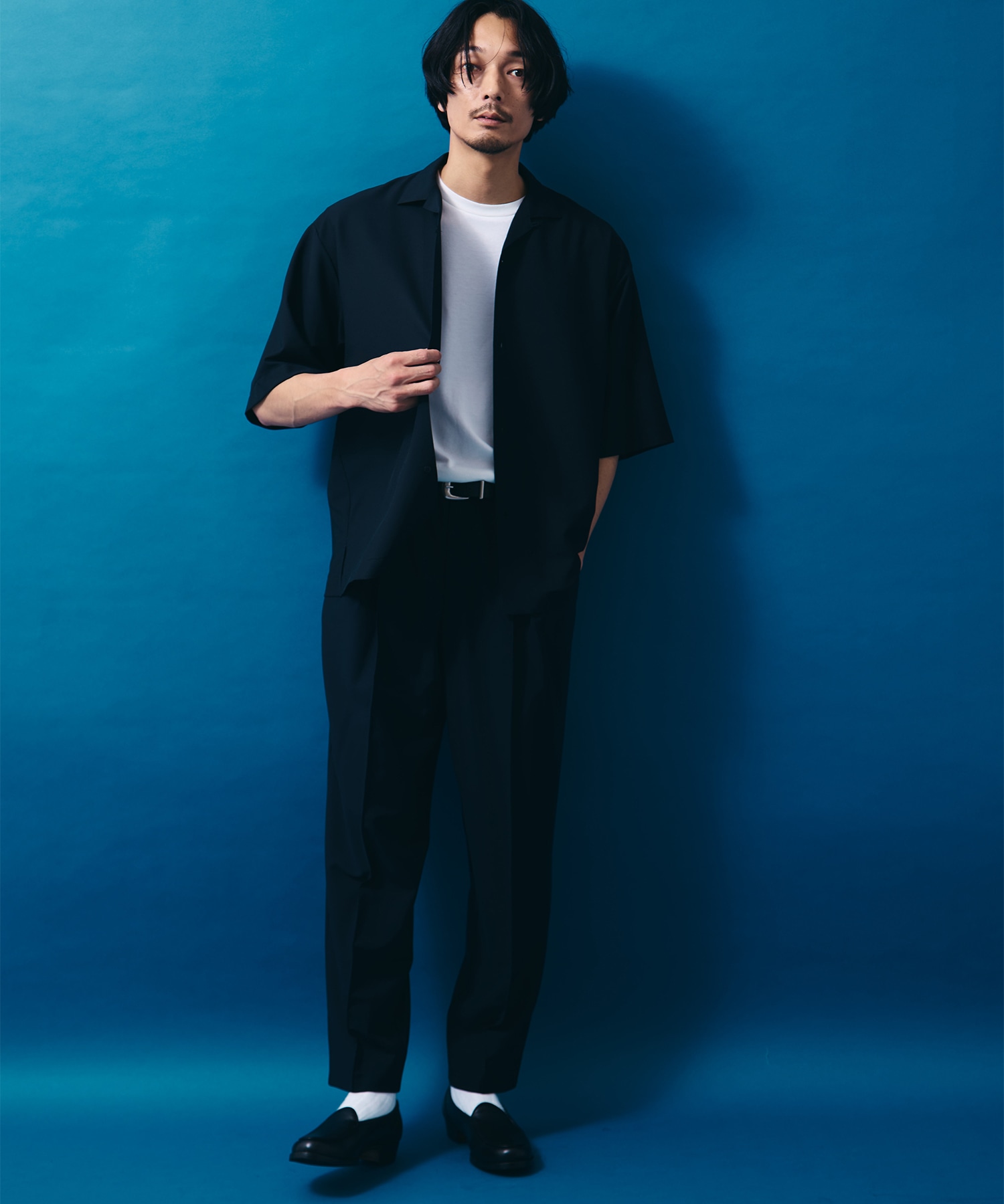 別注 Open Collor Half Sleeve Shirt GOOD PEOPLE GOOD STITCHING GOOD PRODUCT
