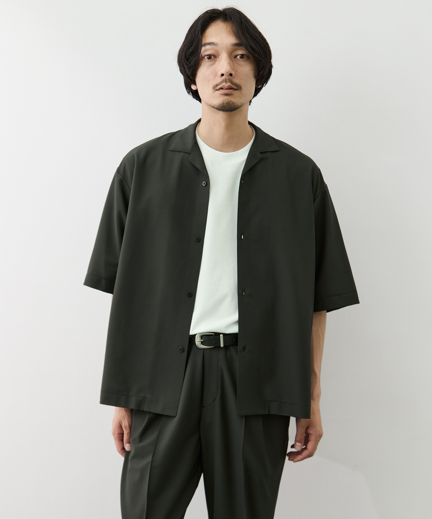 別注 Open Collor Half Sleeve Shirt GOOD PEOPLE GOOD STITCHING GOOD PRODUCT