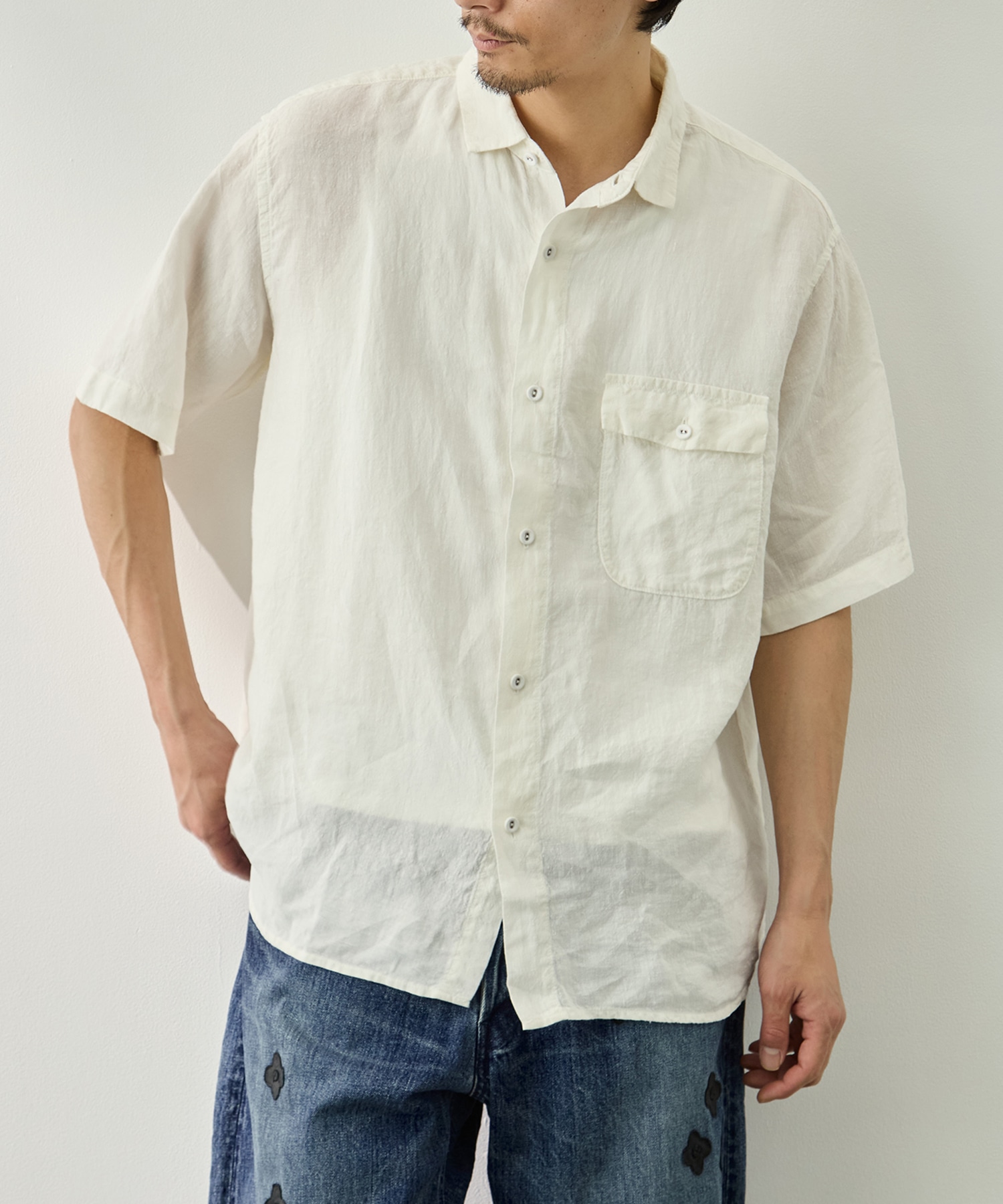 グランパリネンシャツ BRU NA BOINNE