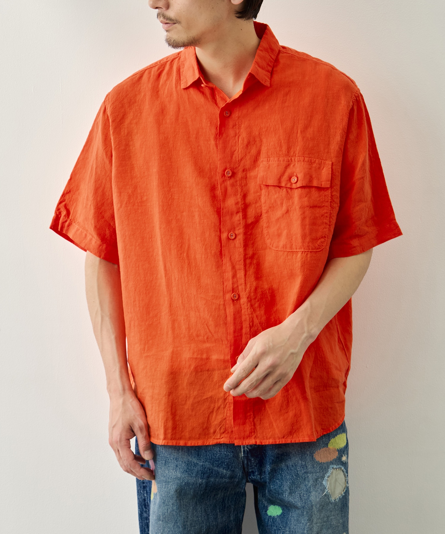 グランパリネンシャツ BRU NA BOINNE