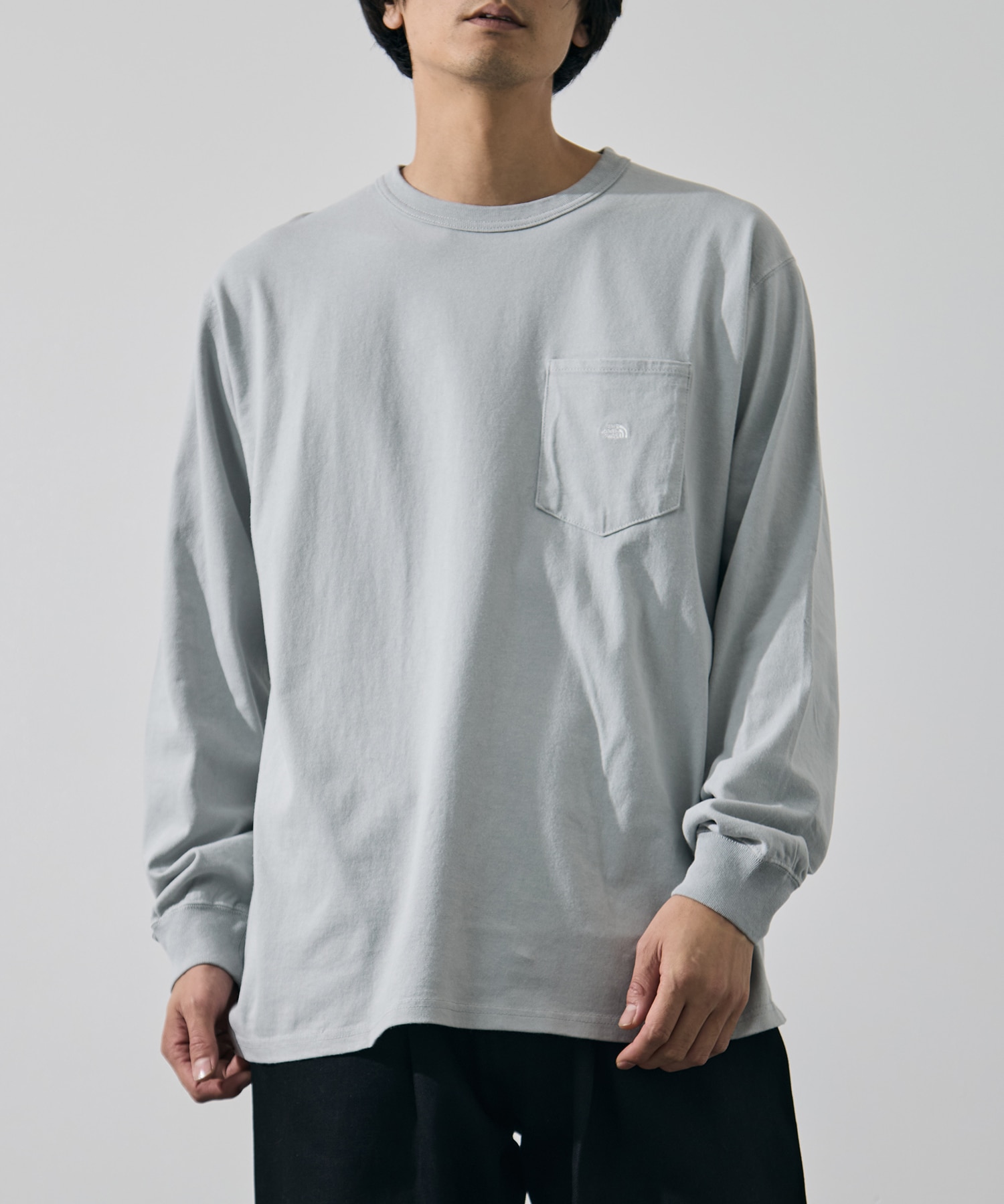 8oz Field Long Sleeve Pocket Tee THE NORTH FACE Purple Label