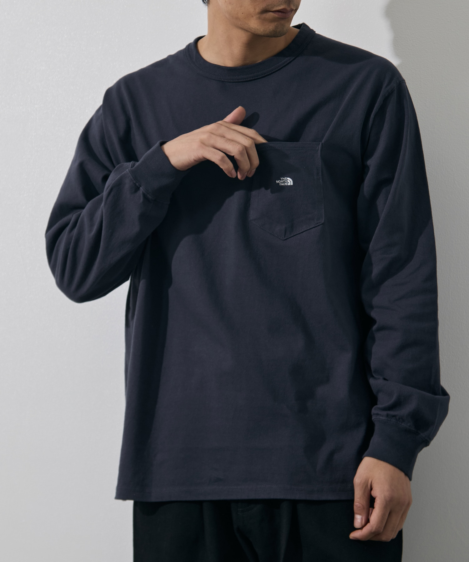 8oz Field Long Sleeve Pocket Tee THE NORTH FACE Purple Label